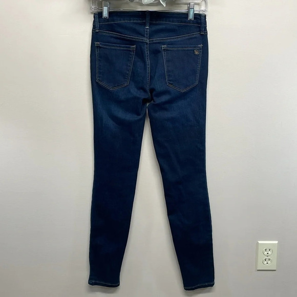 Jessica Simpson Kiss Me Super Skinny Jeans Dark Wash Denim 27 - Picture 4 of 16